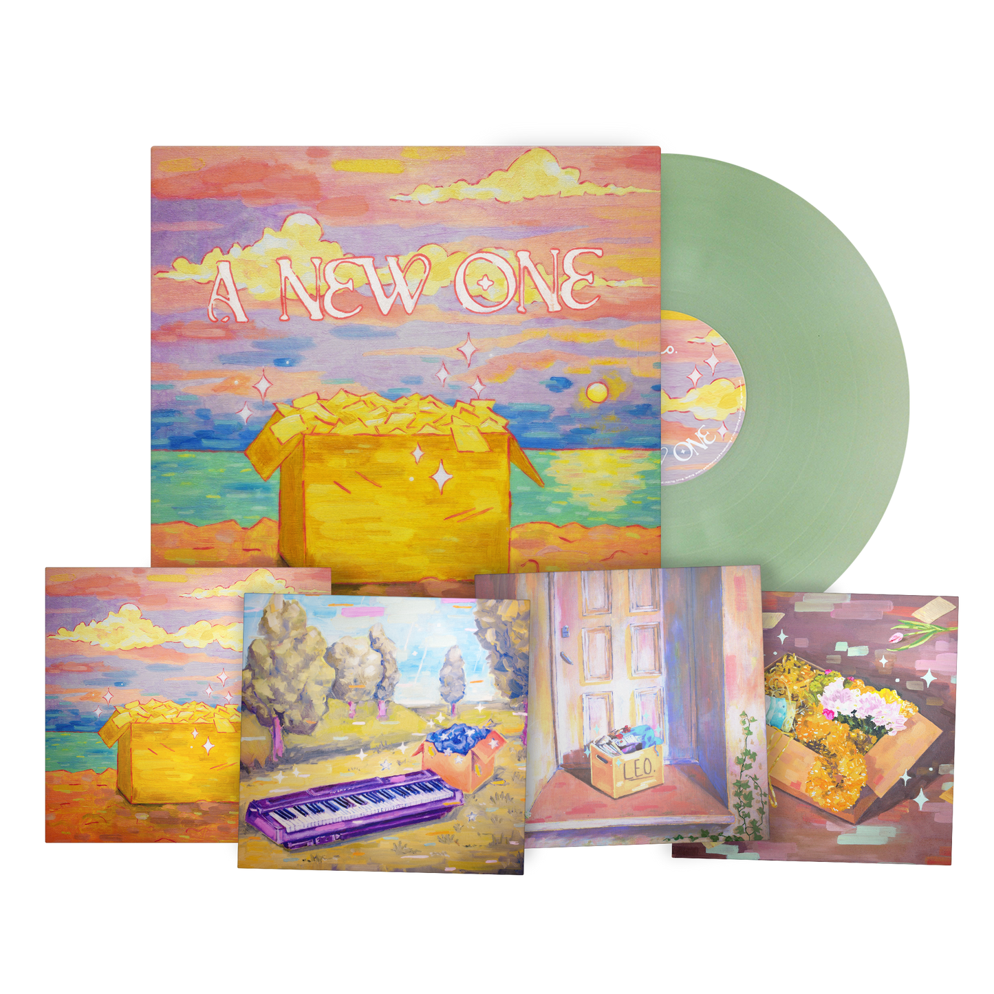 'a new one' LP & art prints bundle